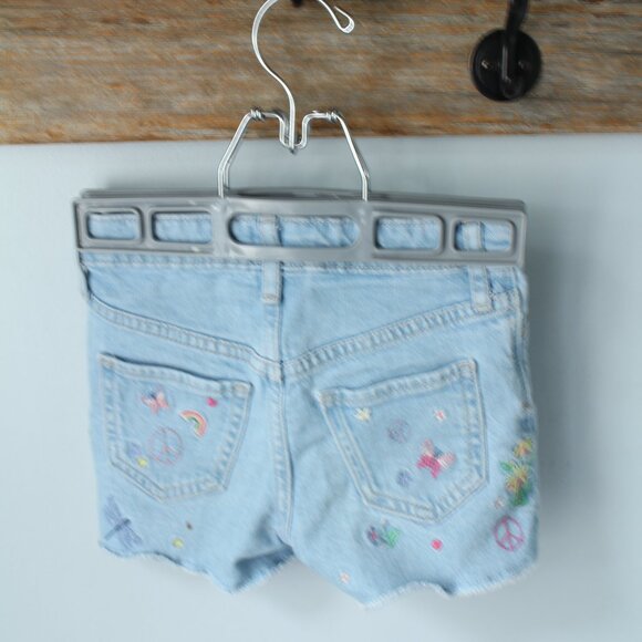 Gap Size 6 Gild Denim Shorts Embroidered - Picture 4 of 6
